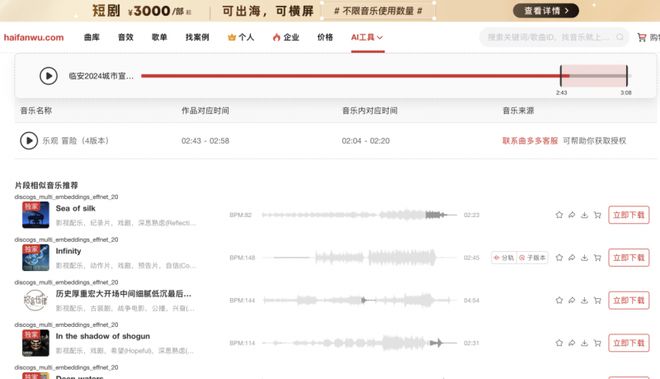 九游娱乐曲多多的“Ai相似音乐”如何破解商用音乐版权素材的搜索困局？(图3)