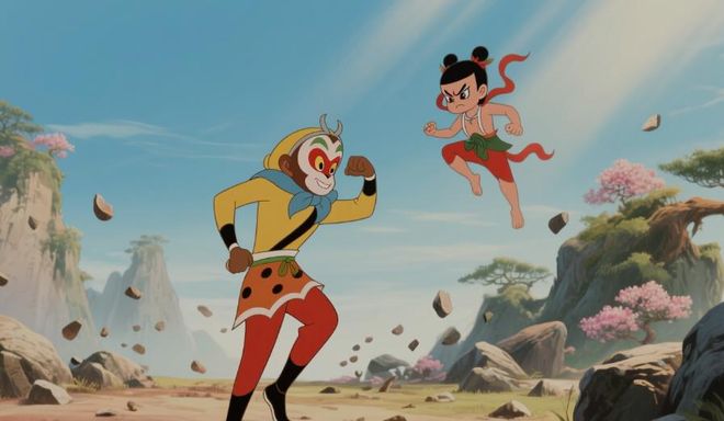 经典回放：动画《大闹天宫》《哪吒闹海》的美术成就与影响力九游娱乐(图1)